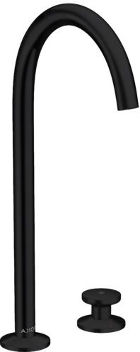 Axor One rubinetto per lavabo verticale nero 48060670