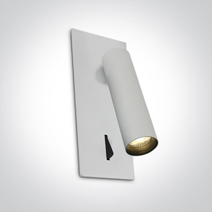 One Light Kandila 3 lampada da parete 1x3 W bianco 65746R/W/W