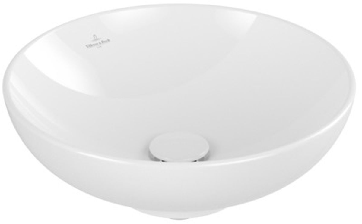 Villeroy & Boch Loop & Friends lavabo 42x42 cm ovale da appoggio bianco 4A4601R1