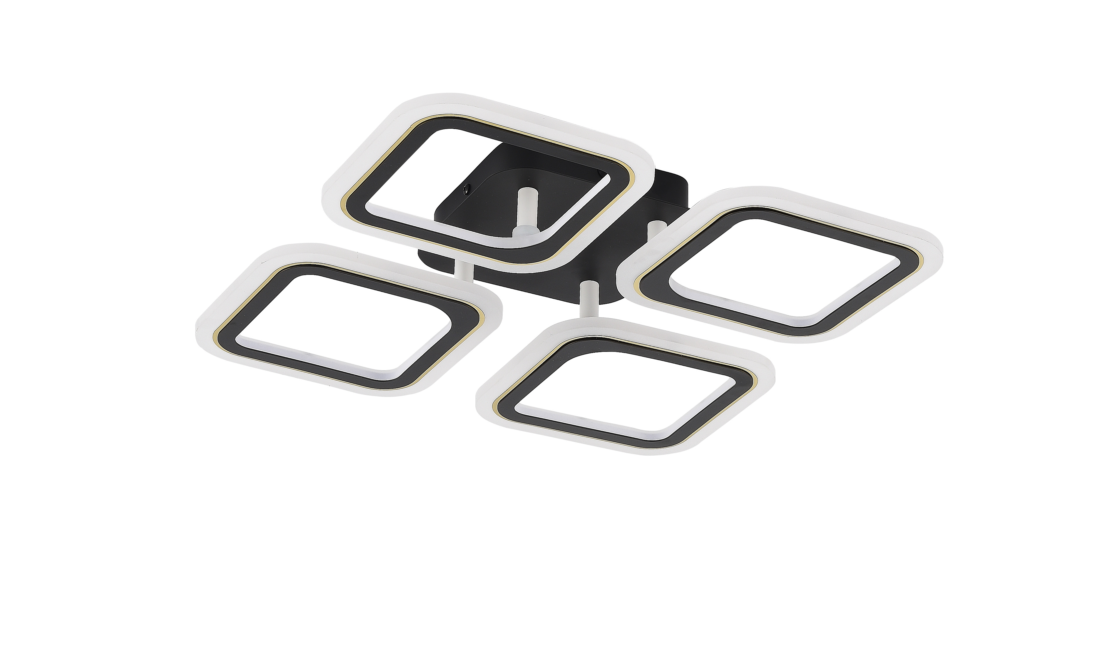 Zuma Line Stellar lampada da soffitto 1x40 W bianco-nero MS232040R-BK