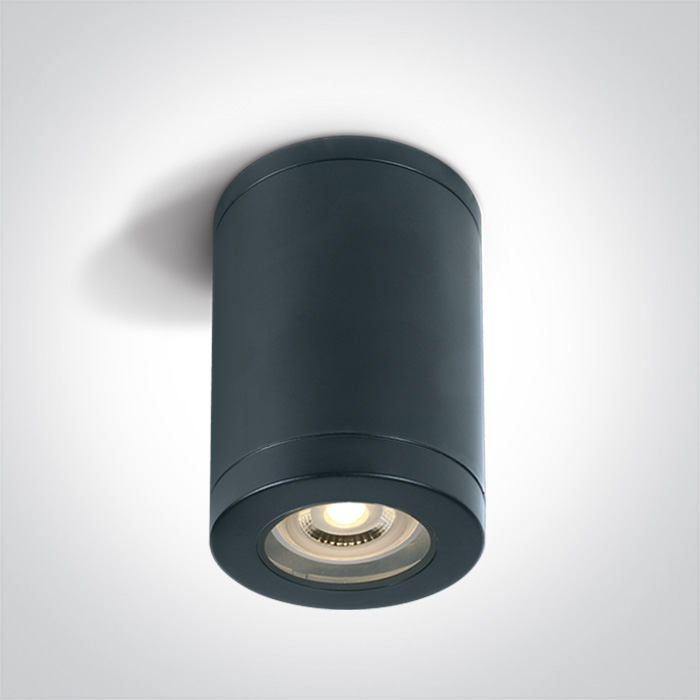 One Light lampada da soffitto per esterni 1x6 W nero 67142A/B