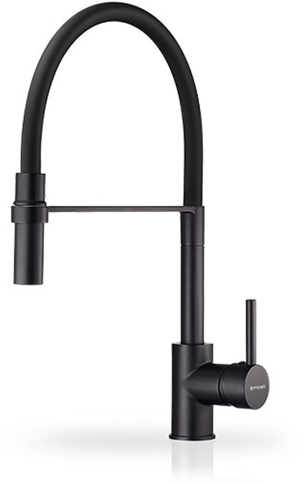 Pyramis Serina rubinetto da cucina verticale nero 090939901