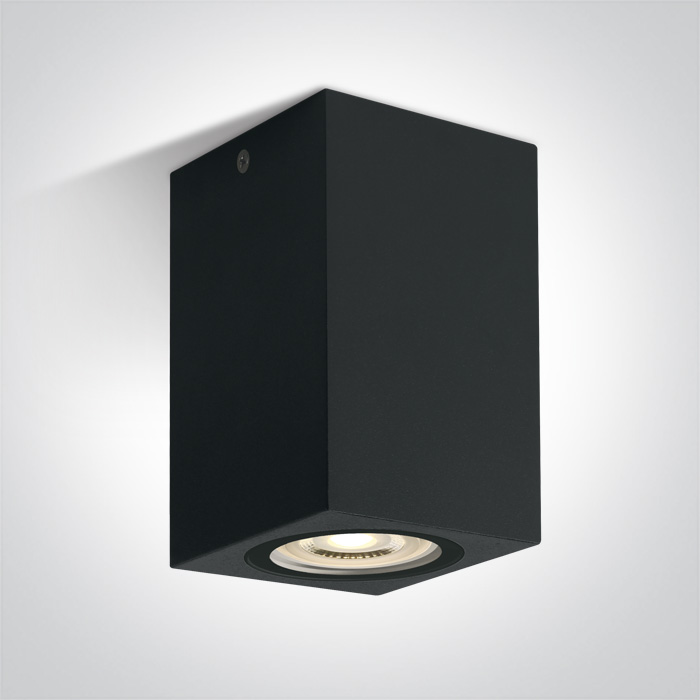 One Light lampada da soffitto per esterni 1x6 W nero 67142D/B