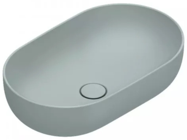 Catalano Sfera lavabo 60x37 cm ovale da appoggio blu 0522610028
