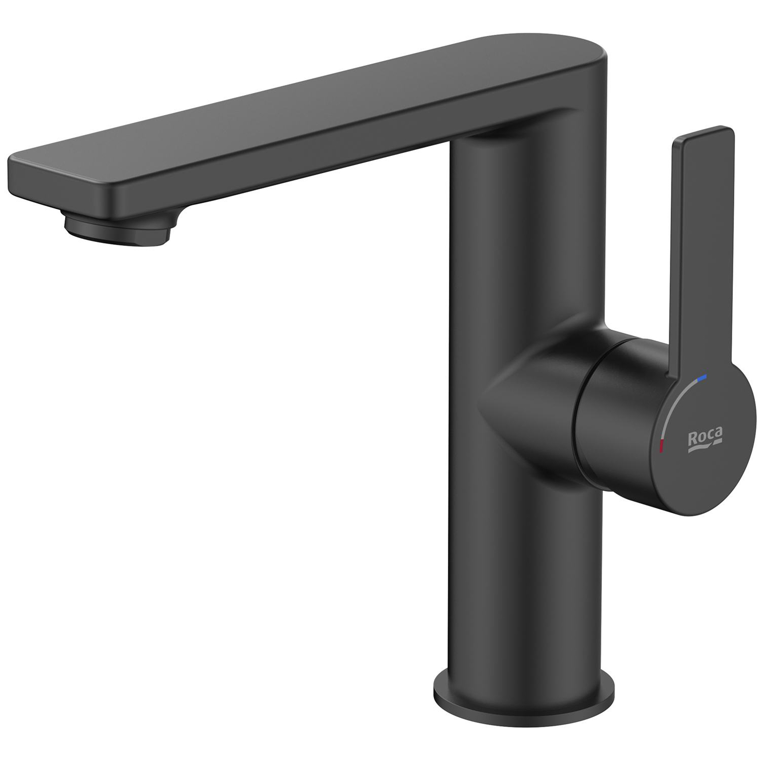 Roca Targa rubinetto per lavabo verticale nero A5A405FNB0