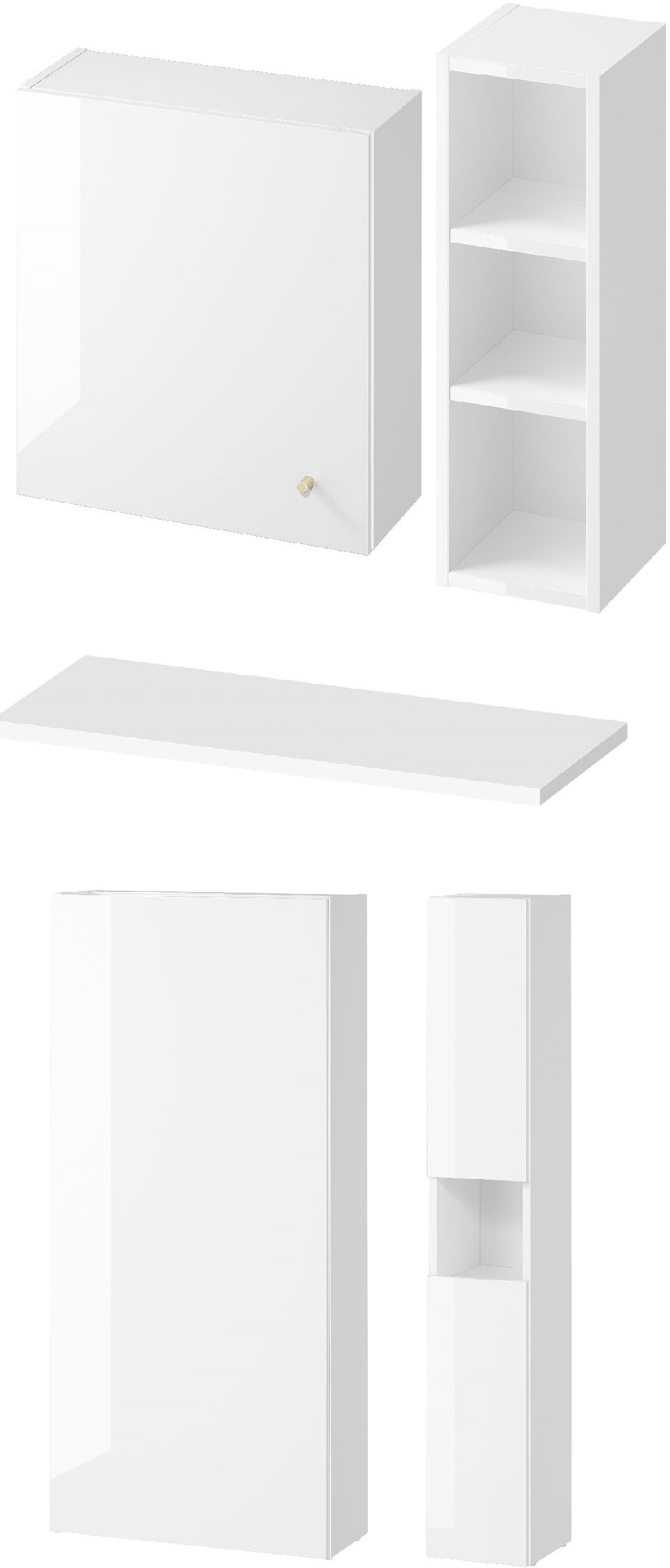 Set mobile per modulo di installazione Cersanit Larga S164-046, armadietto Cersanit Larga S164-048, S164-047, S164-049, S164-050