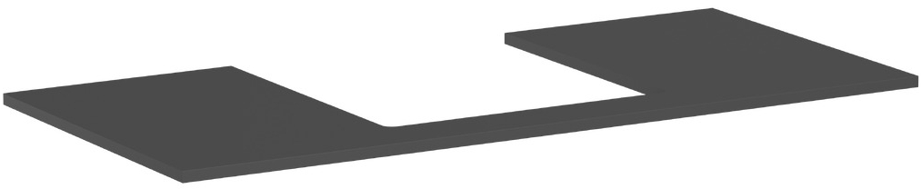 Hansgrohe Xilesa E piano sopra armadietto 118x55 cm grigio 54271760