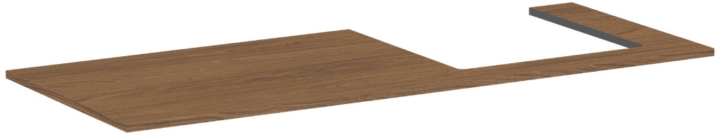 Hansgrohe Xilesa E piano sopra armadietto 137.5x55 cm rovere 54273550