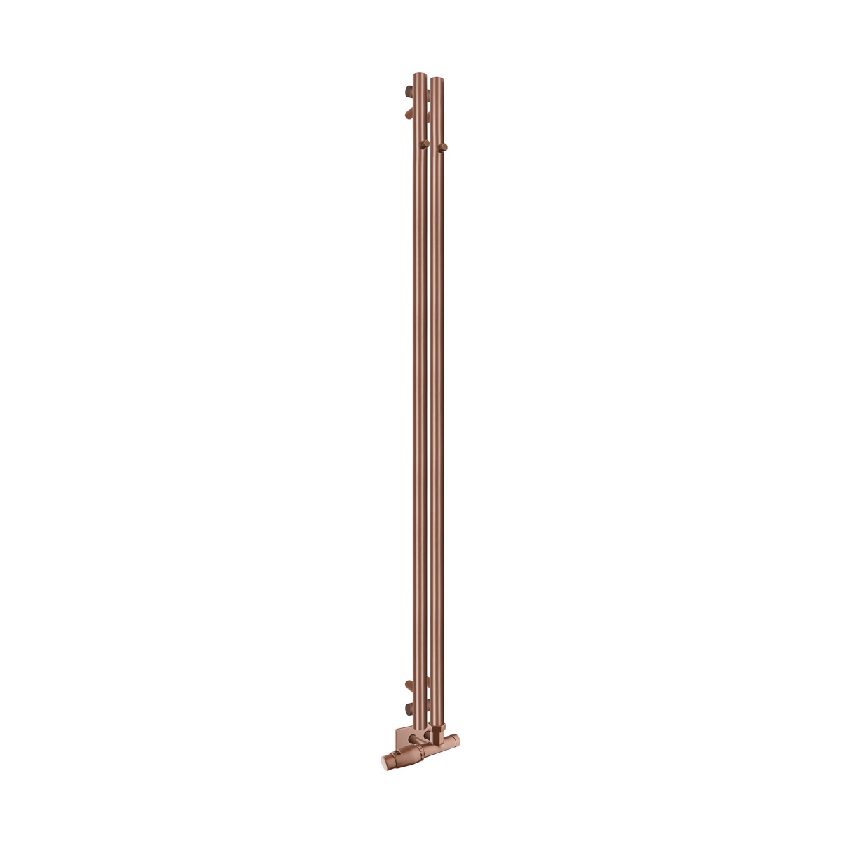 Oltens Stang radiatore da bagno decorativo 180x9.5 cm rame spazzolato 55010610