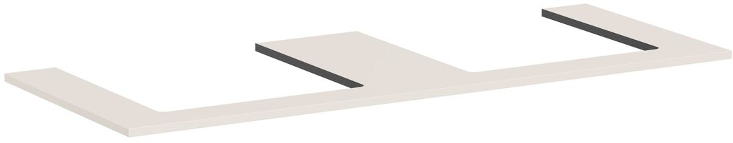 Hansgrohe Xilesa E piano sopra armadietto 137.5x55 cm sabbia 54274780