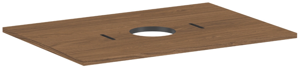 Hansgrohe Xilesa E piano sopra armadietto 78x55 cm rovere 54275550