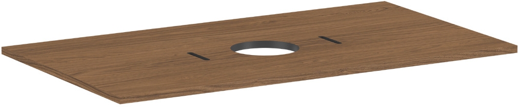 Hansgrohe Xilesa E piano sopra armadietto 98x55 cm rovere 54276550