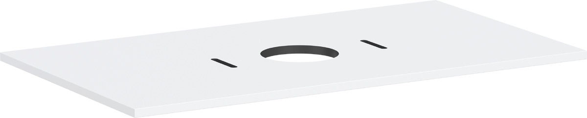 Hansgrohe Xilesa E piano sopra armadietto 98x55 cm bianco 54276700
