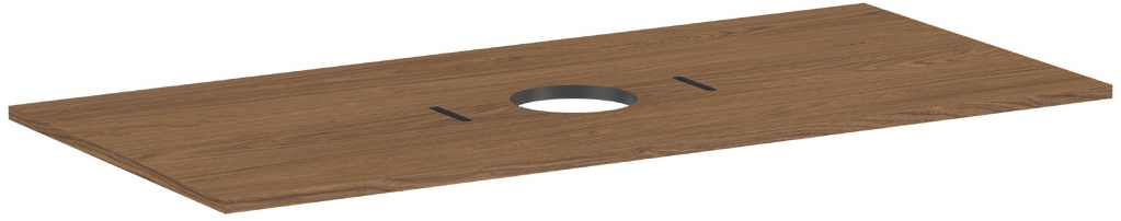Hansgrohe Xilesa E piano sopra armadietto 118x55 cm rovere 54277550