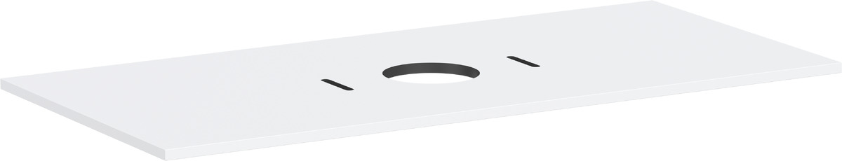 Hansgrohe Xilesa E piano sopra armadietto 118x55 cm bianco 54277700