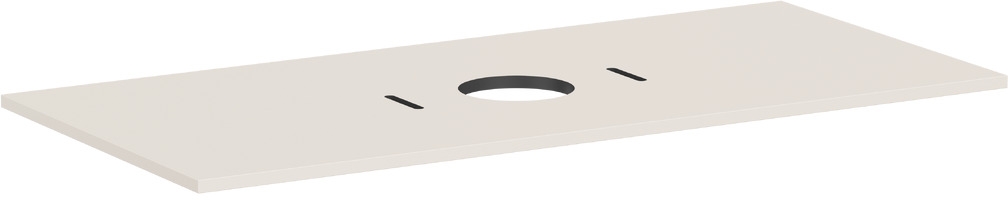 Hansgrohe Xilesa E piano sopra armadietto 118x55 cm sabbia 54277780