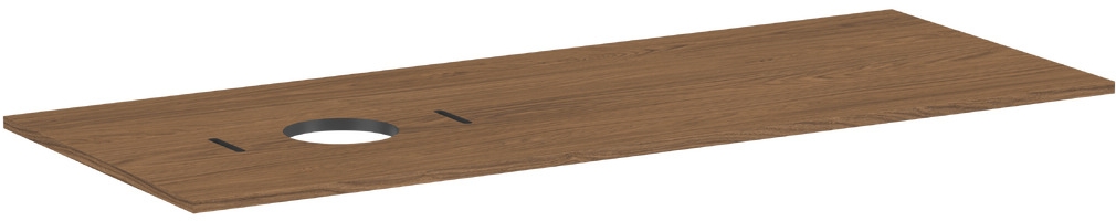 Hansgrohe Xilesa E piano sopra armadietto 137.5x55 cm rovere 54278550