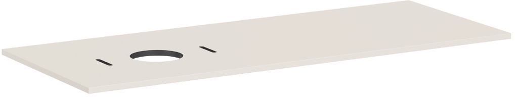 Hansgrohe Xilesa E piano sopra armadietto 137.5x55 cm sabbia 54278780