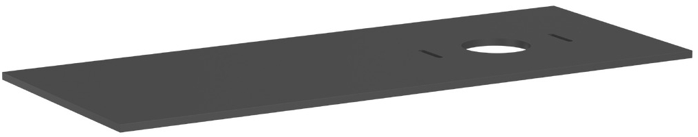 Hansgrohe Xilesa E piano sopra armadietto 137.5x55 cm grigio 54279760