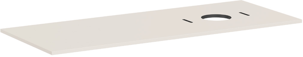 Hansgrohe Xilesa E piano sopra armadietto 137.5x55 cm sabbia 54279780