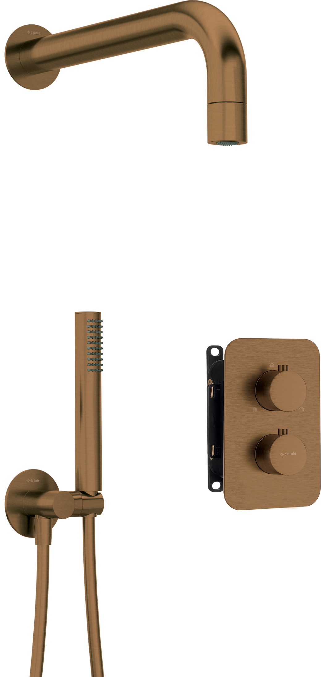 Deante Box set doccia da incasso con termostato con soffione || BXYZCEBT