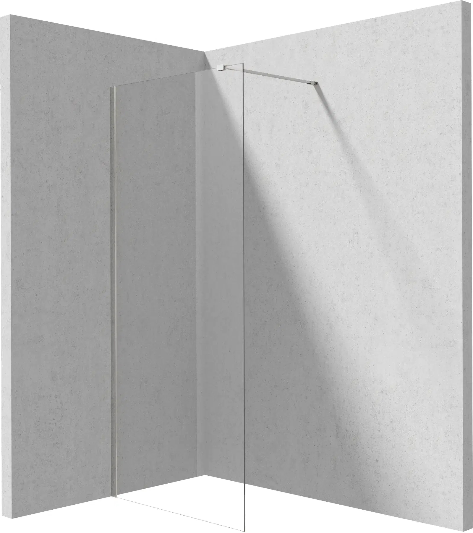 Deante Prizma parete doccia walk-in 120 cm cromo lucida/vetro trasparente KTJ_032P