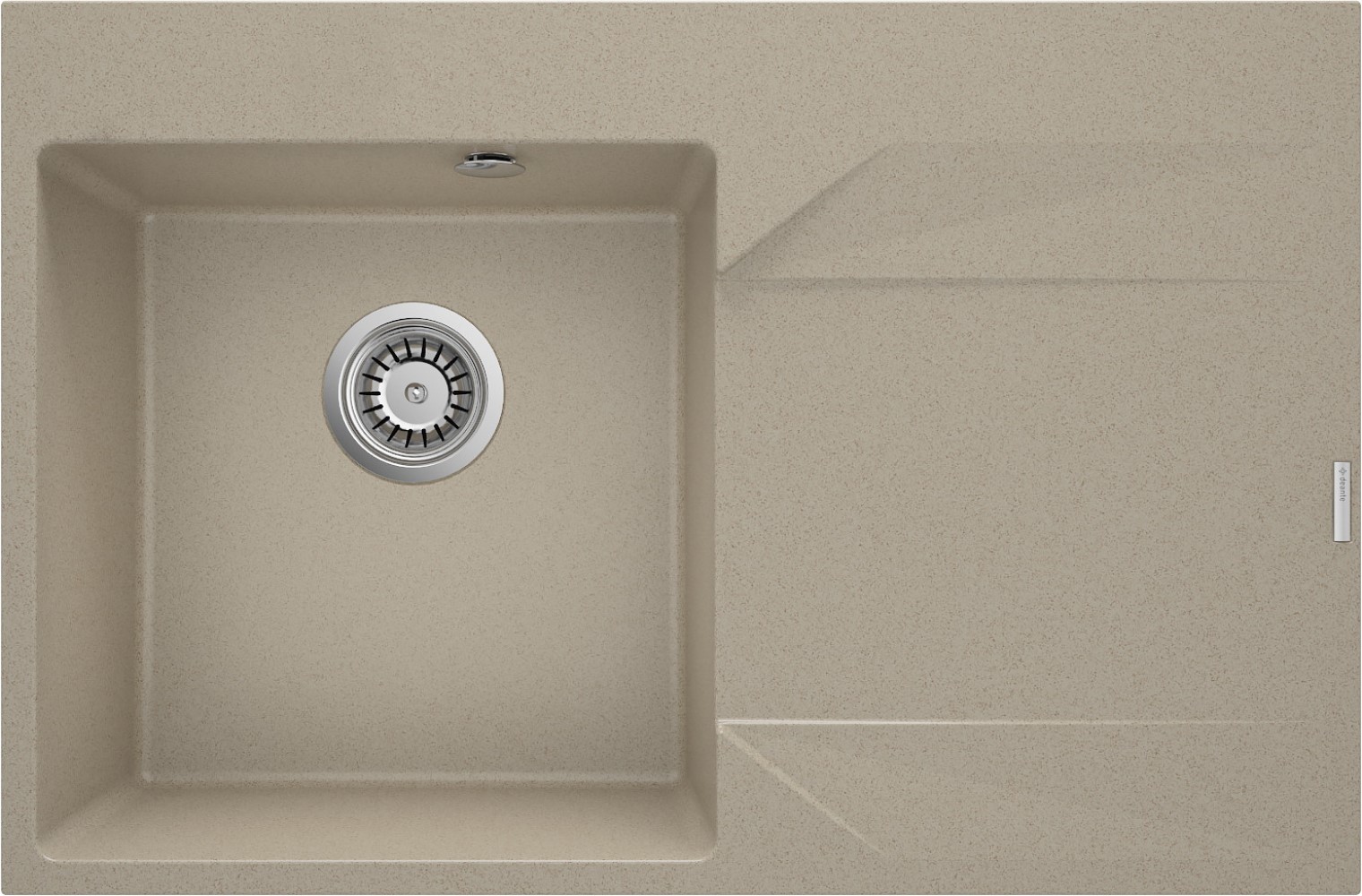 Deante Evora lavello in granito 76x50 cm beige ZQJ_711P