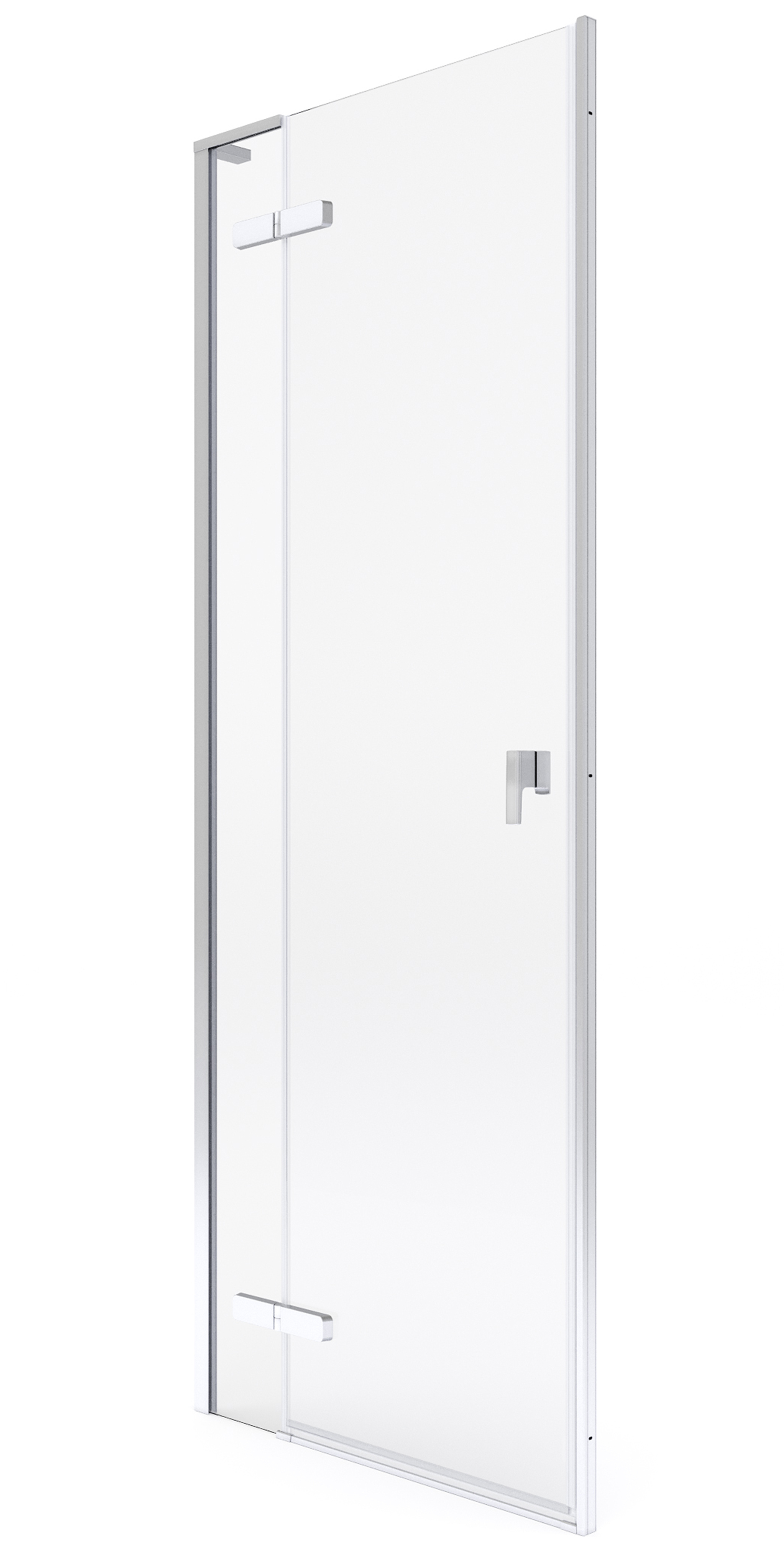 Roca Metropolis-N porta doccia 130 cm a battente cromo lucida/vetro trasparente AMP0813012M