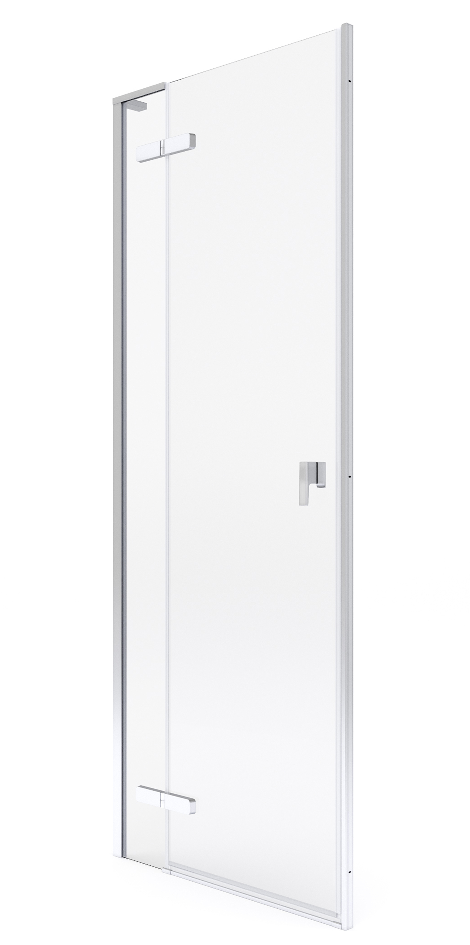 Roca Metropolis-N porta doccia 140 cm a battente cromo lucida/vetro trasparente AMP0814012M