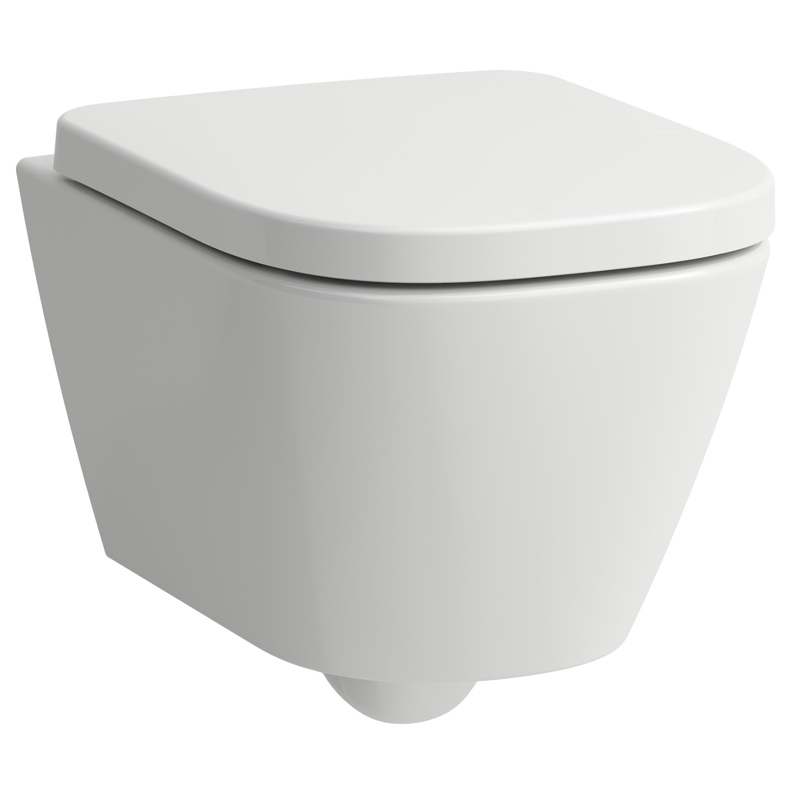 Laufen Meda set vaso wc con copriwater sospeso senza brida bianco H8661130000001