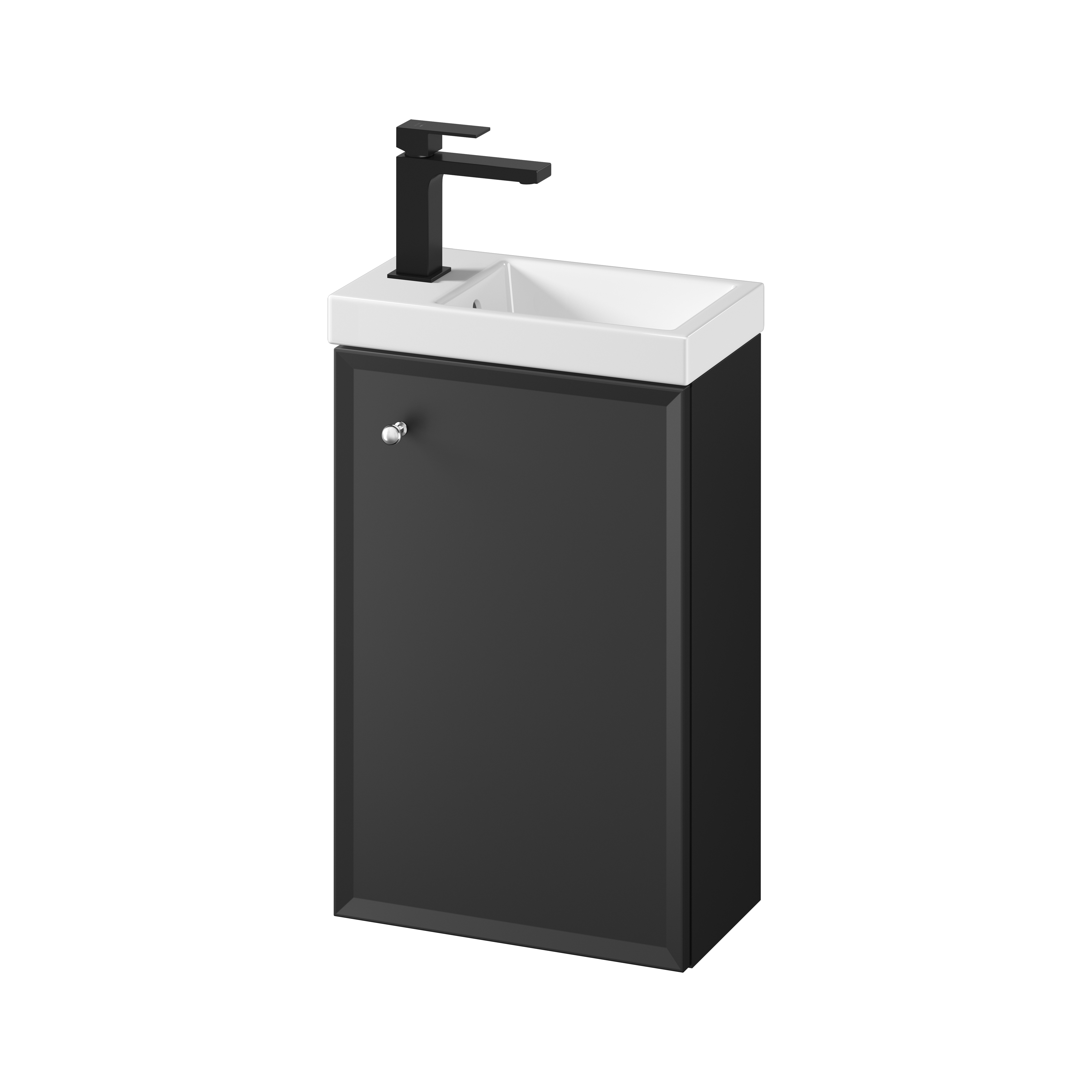 Cersanit Milagros lavabo con armadietto 40 cm nero S801-569