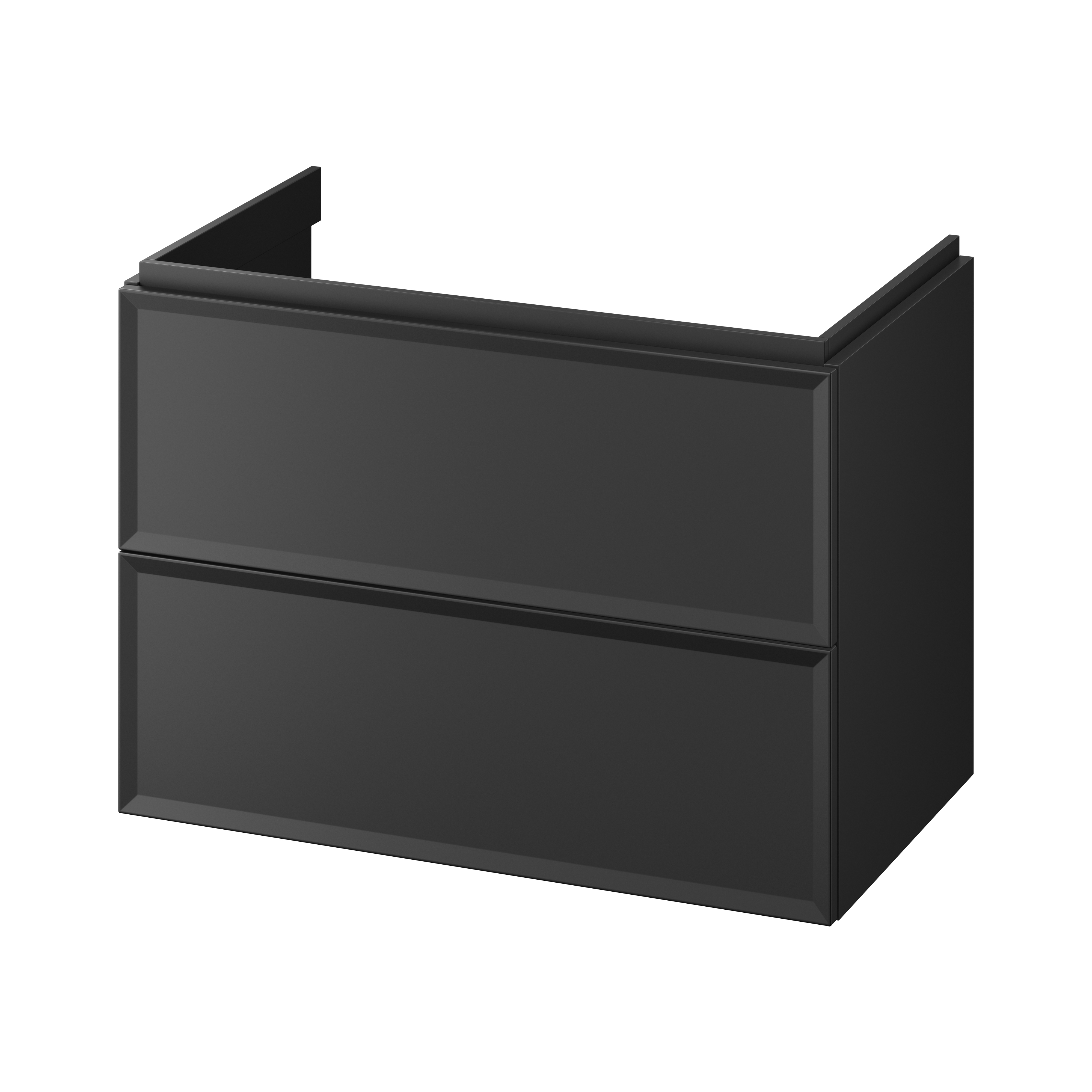 Cersanit Milagros armadietto 79.4x44.6x55.1 cm sottolavabo sospeso nero S1017-003