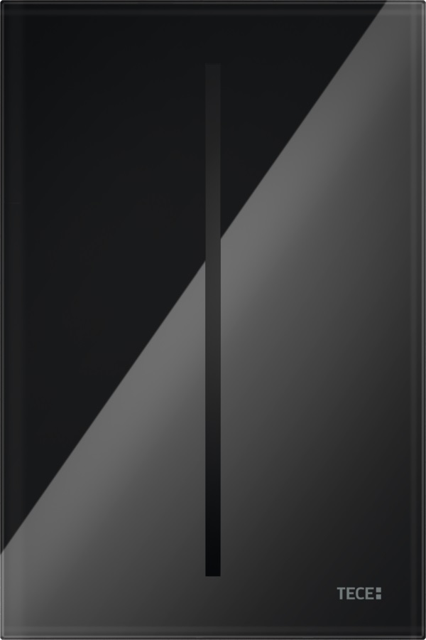 Tece Filo placca di comando per orinatoio nero 9242065