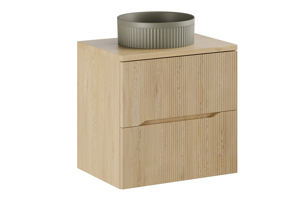 Set armadietto Comad Nordic Cremona NORDIC CREMONA 82-60-46-2S, lavabo Comad Beyond BEYOND 2 OLIVER GREEN ( E-6565 ), CREMONA 89-60-46 M