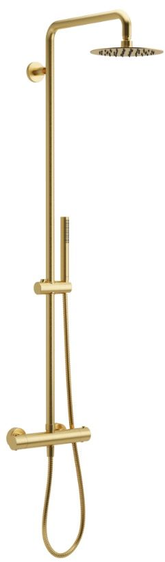 Actima Round Termo set doccia a parete con termostato oro ARAC.SY.107GB