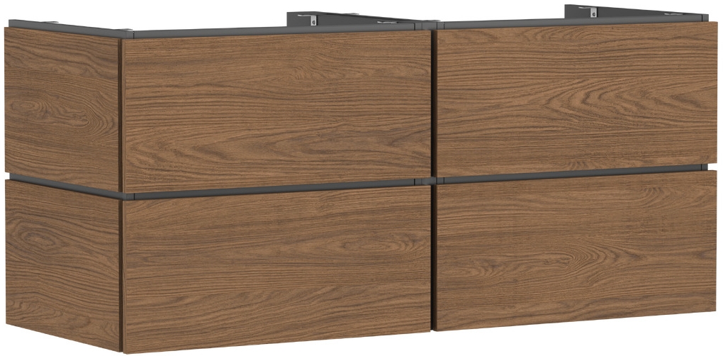 Hansgrohe Xilesa E armadietto 137.5x55x62 cm sottolavabo sospeso rovere 54306550