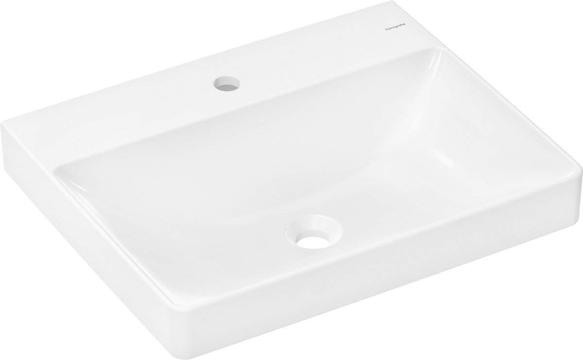 Hansgrohe Xelu Q lavabo 60x48 cm rettangolare a parete-da mobile bianco 60317450