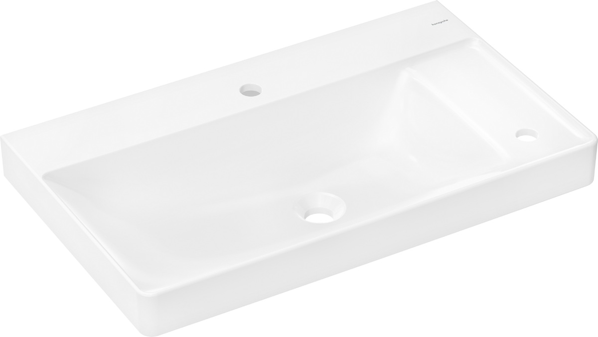 Hansgrohe Xelu Q lavabo 80x48 cm rettangolare a parete-da mobile bianco 60319450