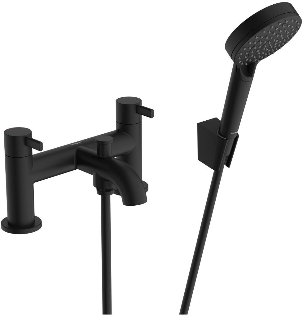 Hansgrohe Zesis S rubinetto per vasca e doccia bordo vasca nero 74424670