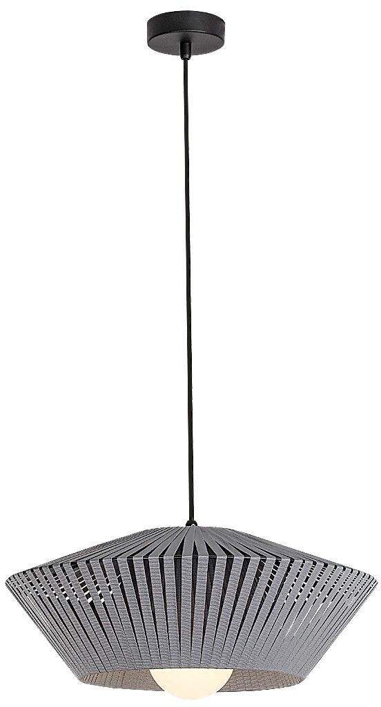 Rabalux Revan lampada sospesa 1x6 W nero-grigio/cenere 72150
