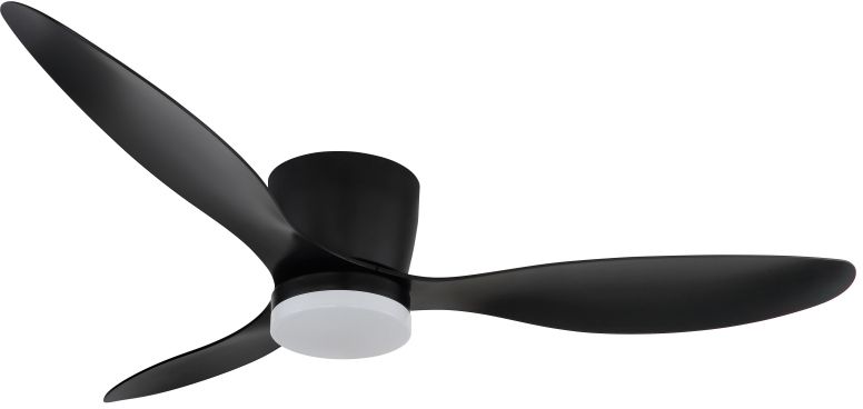 Globo Lighting Armando lampada ventilatore da soffitto 1x20 W nero 03666S
