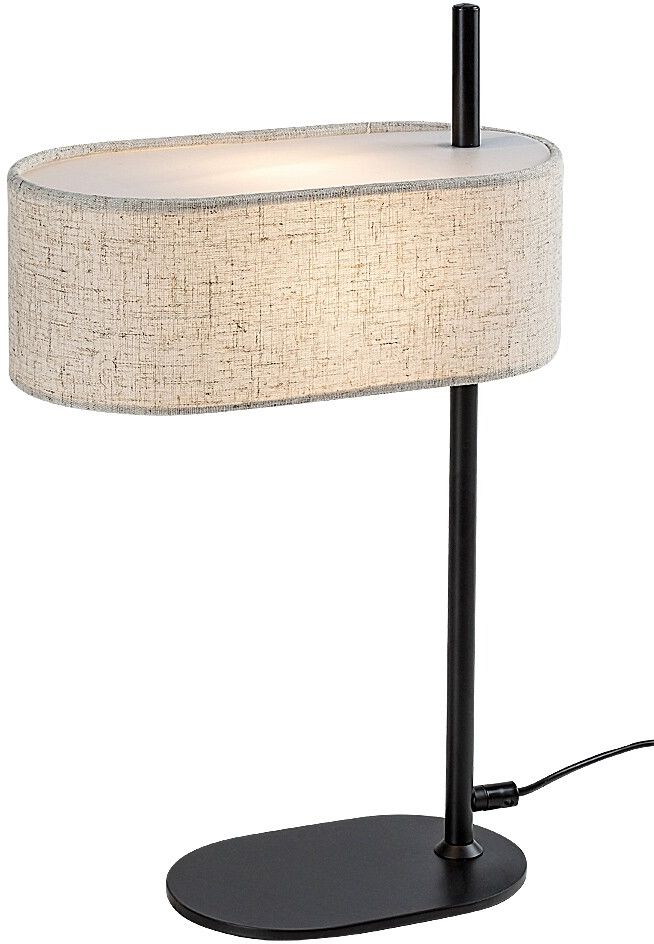 Rabalux Narmin lampada da tavolo 1x40 W nero-beige 74241