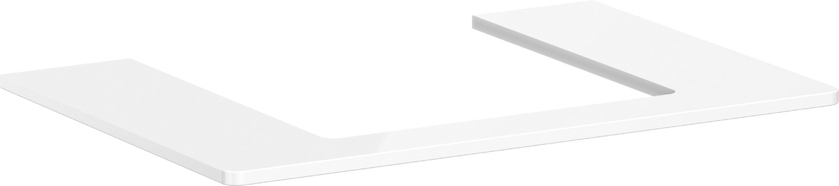 Hansgrohe Xelu Q piano sopra armadietto 78x55 cm bianco 54094050