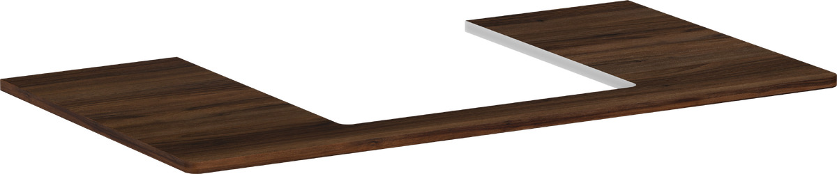 Hansgrohe Xelu Q piano sopra armadietto 98x55 cm noce 54095630