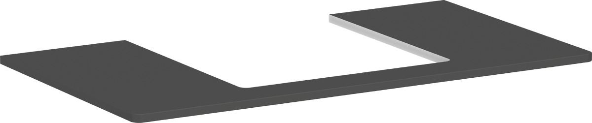 Hansgrohe Xelu Q piano sopra armadietto 98x55 cm grigio 54095910