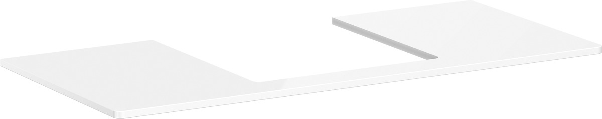 Hansgrohe Xelu Q piano sopra armadietto 118x55 cm bianco 54096050