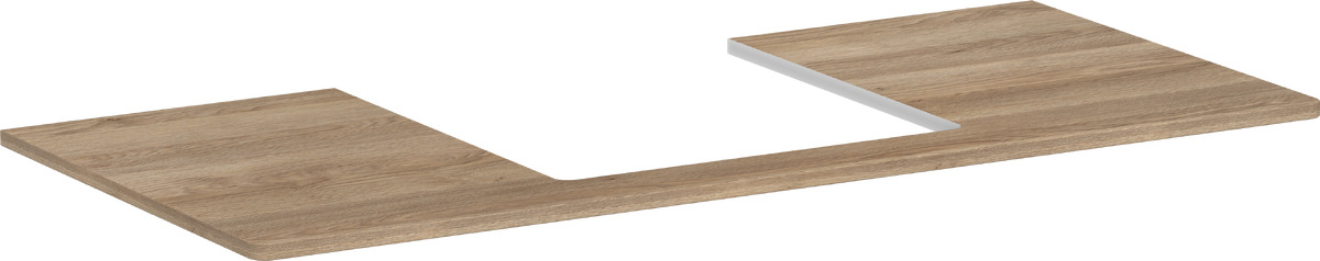 Hansgrohe Xelu Q piano sopra armadietto 118x55 cm rovere 54096230