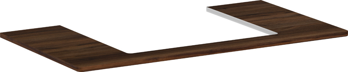 Hansgrohe Xelu Q piano sopra armadietto 98x55 cm noce 54110630