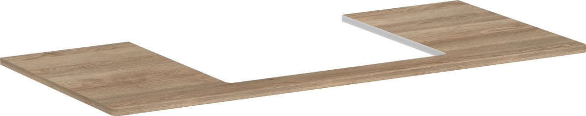 Hansgrohe Xelu Q piano sopra armadietto 118x55 cm rovere 54111230