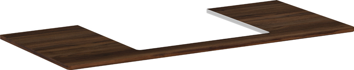 Hansgrohe Xelu Q piano sopra armadietto 118x55 cm noce 54111630
